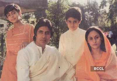 Big B with his family