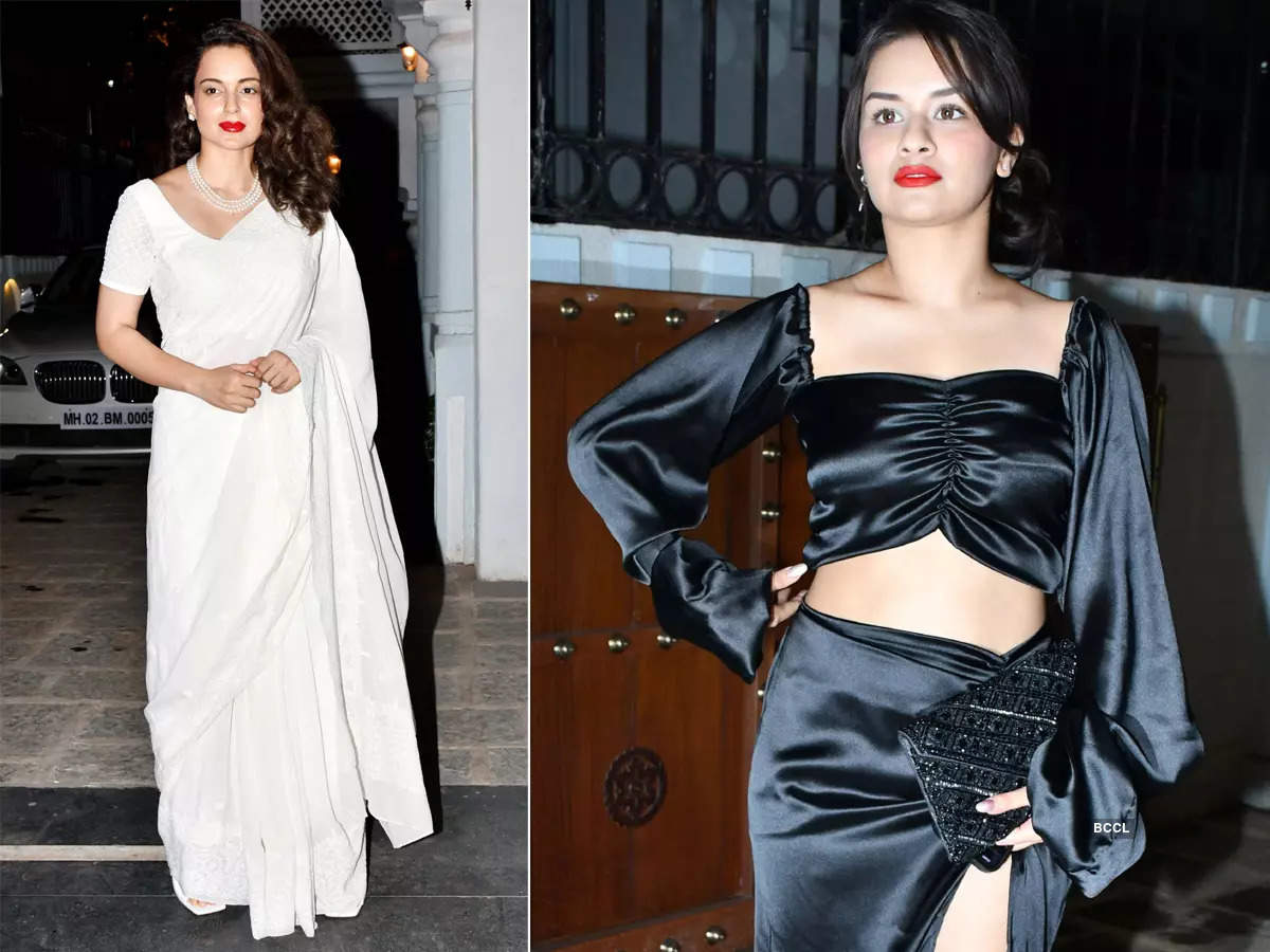 Kangana Ranaut and Avneet Kaur turn heads at Nawazuddin Siddiqui's housewarming party