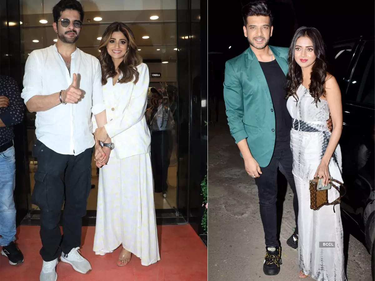 #ETimesSnapped: From Raqesh-Shamita to Karan-Tejasswi, paparazzi pictures of your favourite celebs
