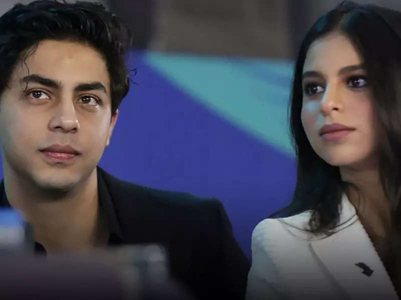 IPL Auction 2022: Stylish pictures of Aryan and Suhana Khan representing dad SRK go viral
