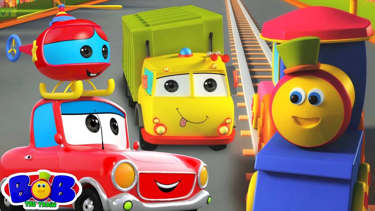 Nursery Learning in English Children Songs: Children Video in English  'Transport Adventure Train'