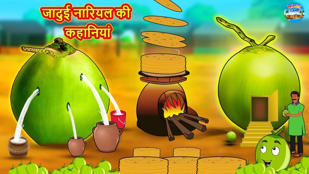 Popular Kids Songs and Hindi Nursery Story 'Jadui Nariyal Ki Kahaniya' for  Kids - Check out Children's Nursery Rhymes, Baby Songs, Fairy Tales In  Hindi | Entertainment - Times of India Videos