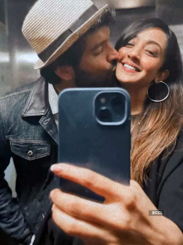 Lovestruck pictures of Aindrita Ray and Diganth Manchale on Valentine's Day