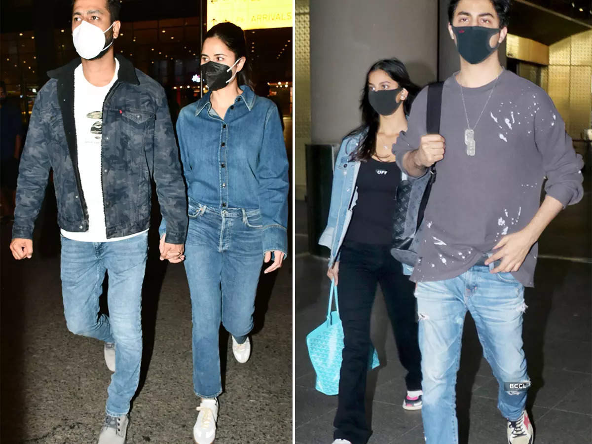 #ETimesSnapped: From Vicky-Katrina to Suhana-Aryan, paparazzi pictures of your favourite celebs
