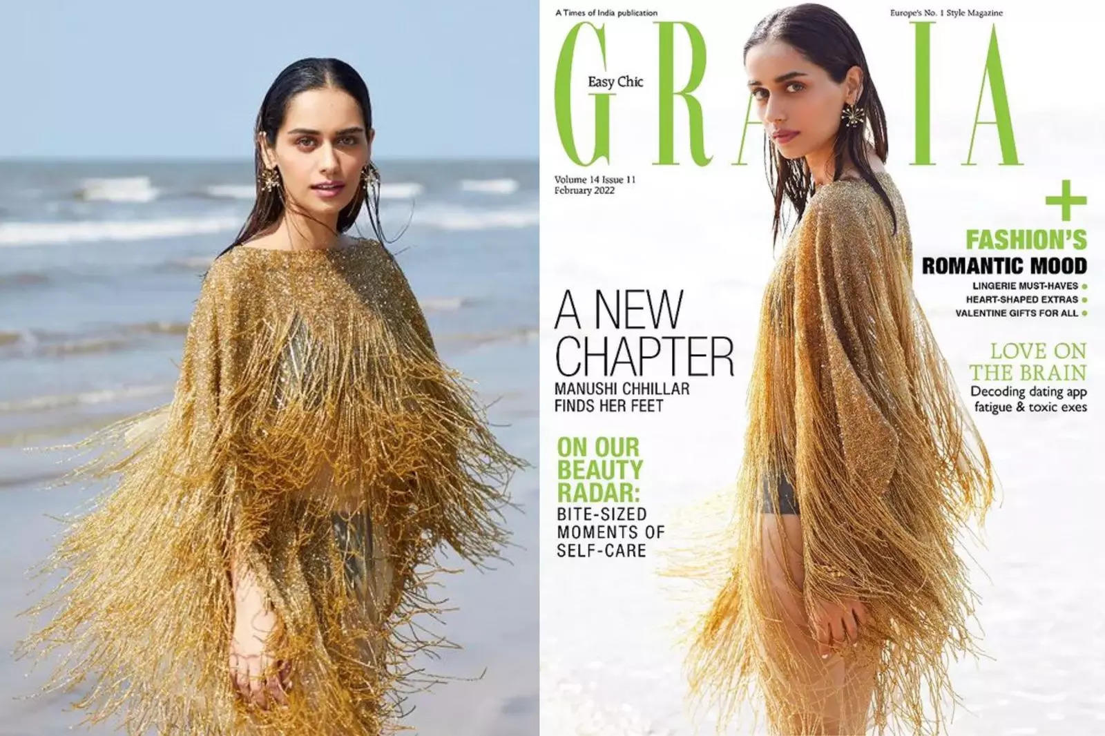 Manushi Chhillar graces the cover of Grazia India