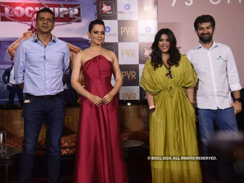 Kangana Ranaut turns heads at Lock Upp press conference