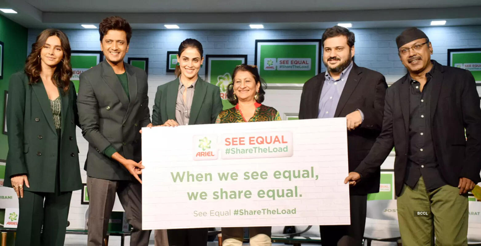 Riteish Deshmukh and Genelia Dsouza promote gender equality