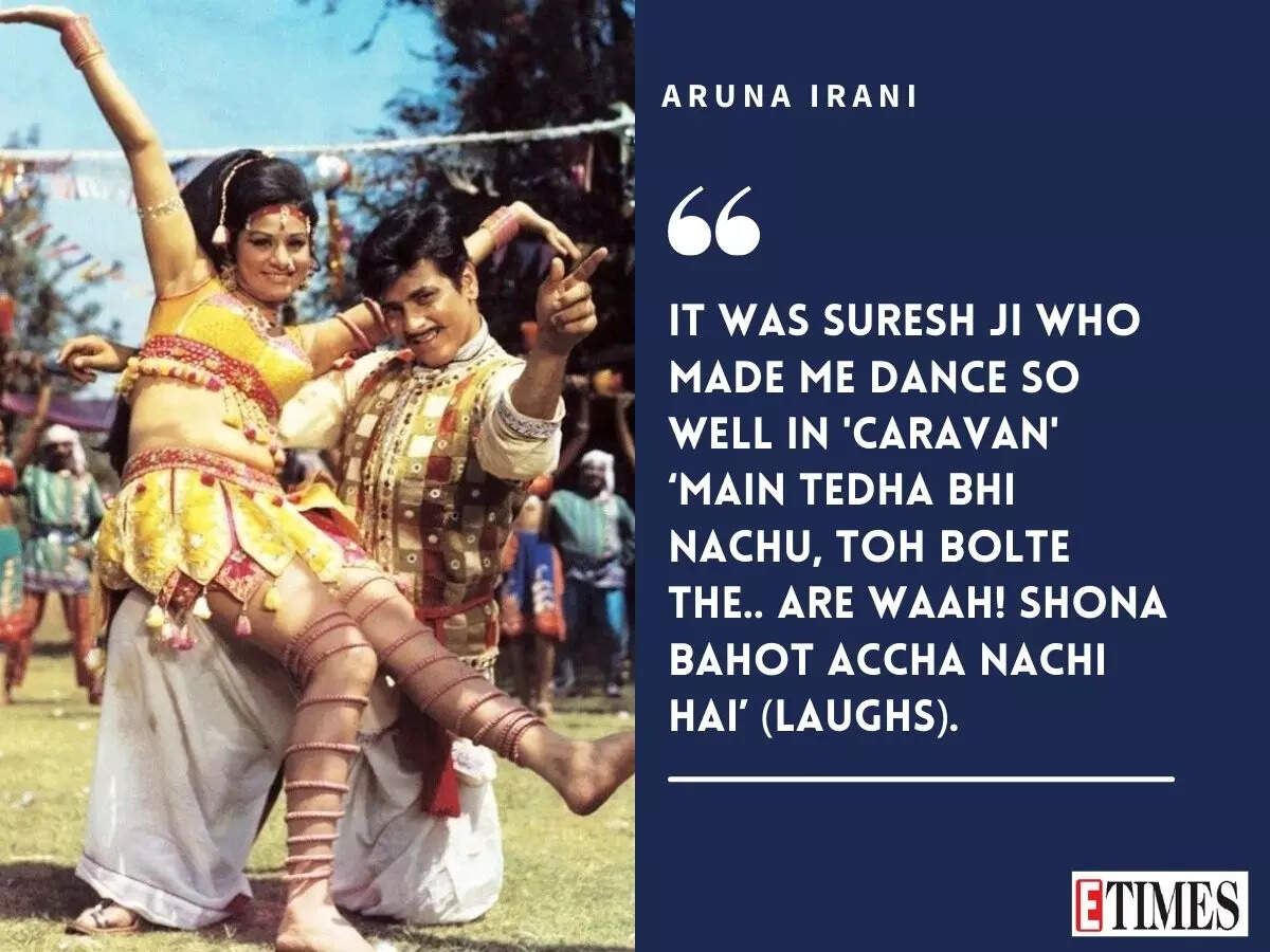 ARUNA IRANI AND JEETENDRA
