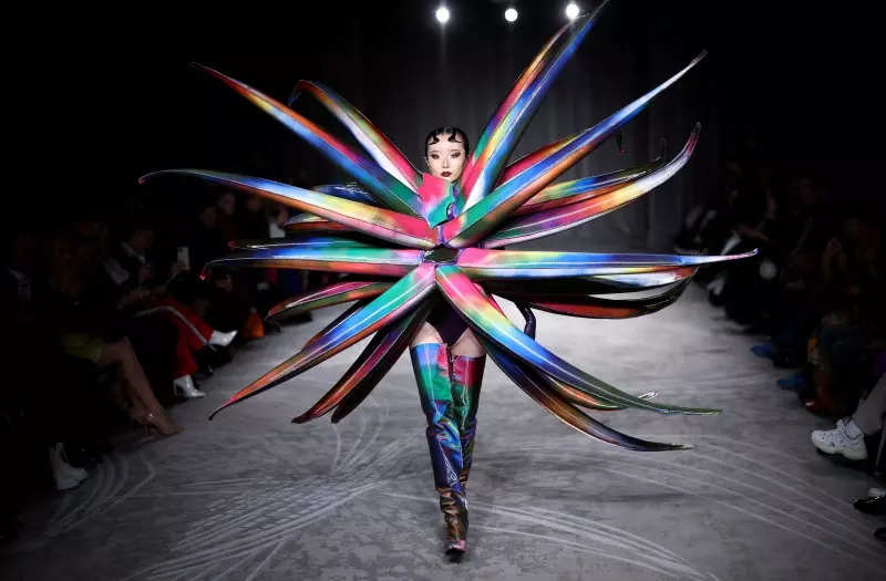 London Fashion Week 2022: Jack Irving's 'On/Off' catwalk show turns heads with eccentric costumes, see pictures