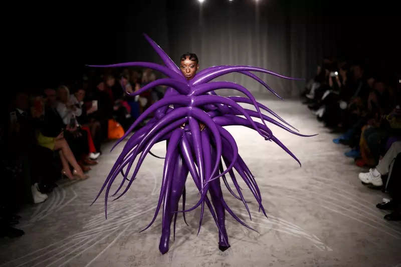 London Fashion Week 2022: Jack Irving's 'On/Off' catwalk show turns heads  with eccentric costumes, see pictures