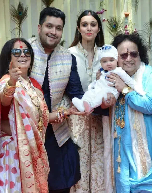 Bappi Da with Family