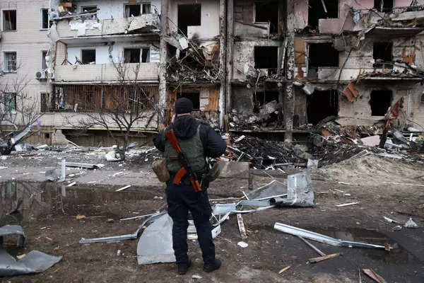 These pictures show devastation caused by Russian attack on Ukraine