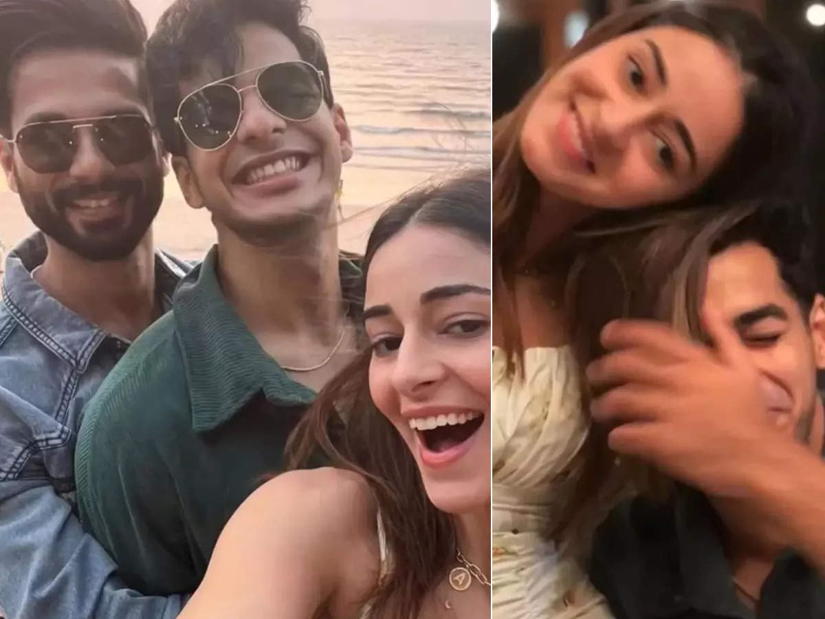 Loved-up pictures of Ishaan Khatter and Ananya Panday from Shahid Kapoor's birthday garner netizens' attention