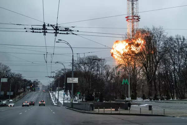 Air raids, missiles, explosions leave a trail of destruction across Ukraine