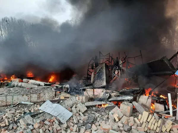 Air raids, missiles, explosions leave a trail of destruction across Ukraine