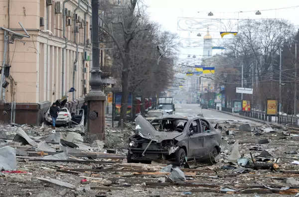 Air raids, missiles, explosions leave a trail of destruction across Ukraine