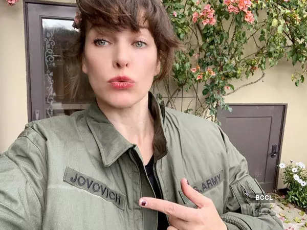 These glamorous pictures of Ukrainian-born actress Milla Jovovich go viral on internet