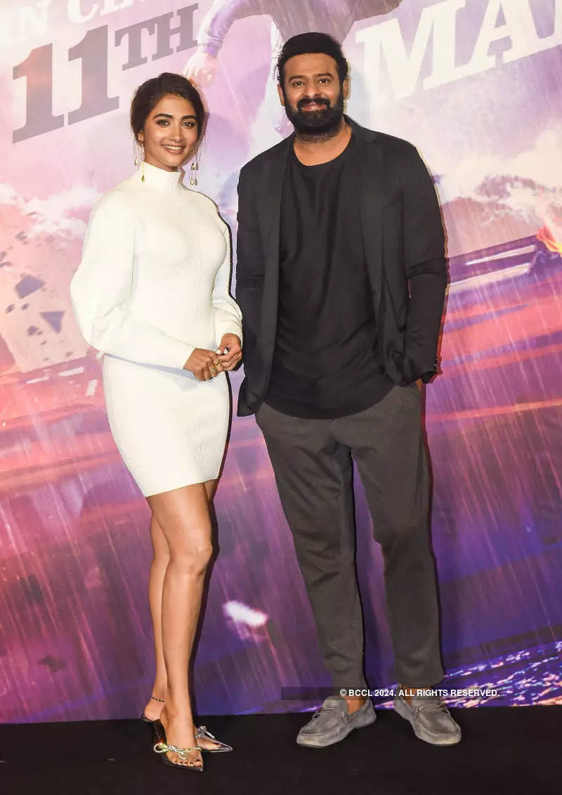 Prabhas and Pooja Hegde launch the trailer of 'Radhe Shyam' in style