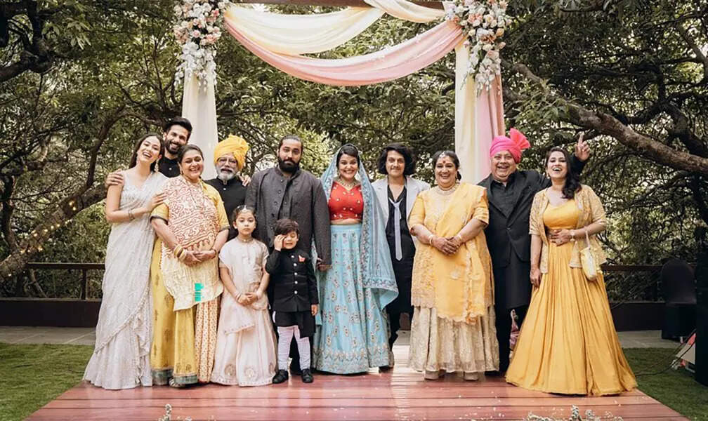From mehendi to bidaai , priceless moments from Shahid Kapoor's sister Sanah Kapur's elegant wedding