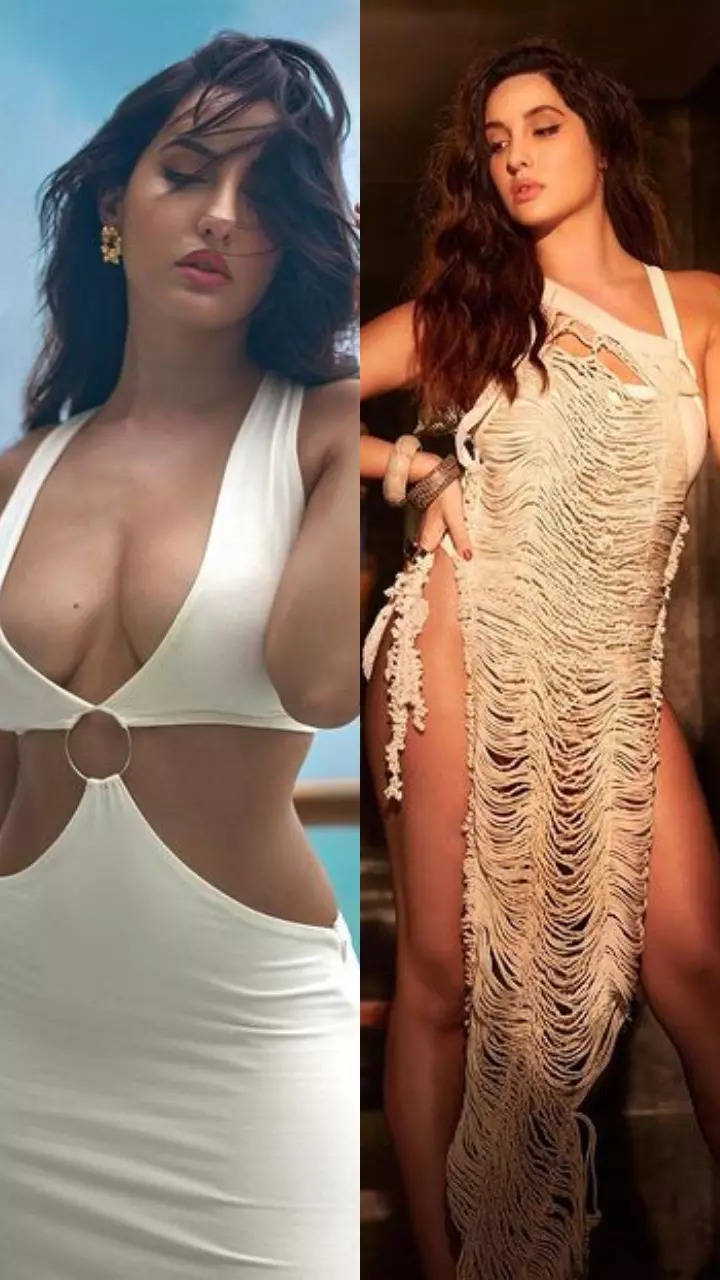 Sexy! Nora Fatehi Turns Up The Heat In A Very Plunging Cut-Out