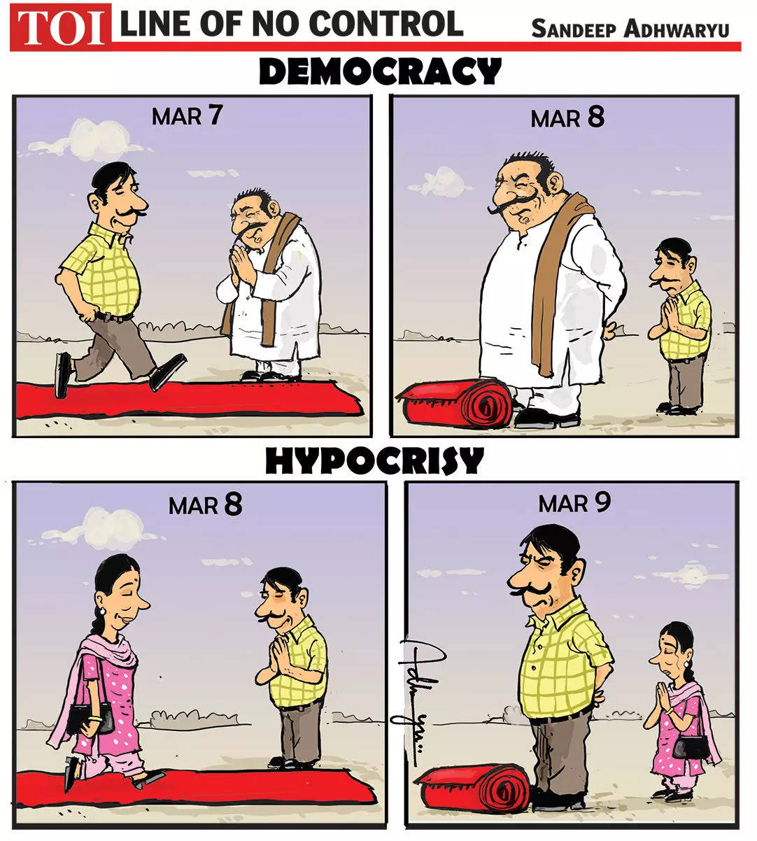 Democracy vs hypocrisy | Times of India Mobile