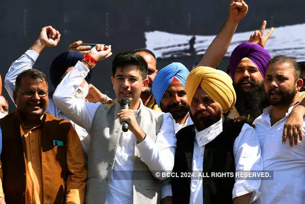 AAP Workers Celebrate As Party Sweeps Punjab; See Pics | Photogallery ...