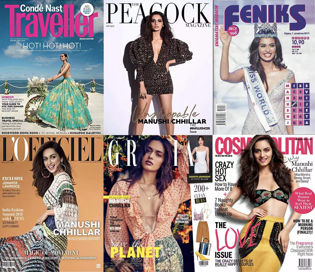 Awe-inspiring magazine covers featuring Miss India beauty queens!