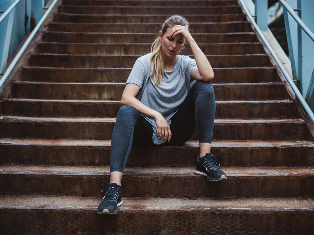 When walking home. Sitting on the Stairs. Sitting on the Stairs girl. Women with Stairway. Person sitting on the Staircase.