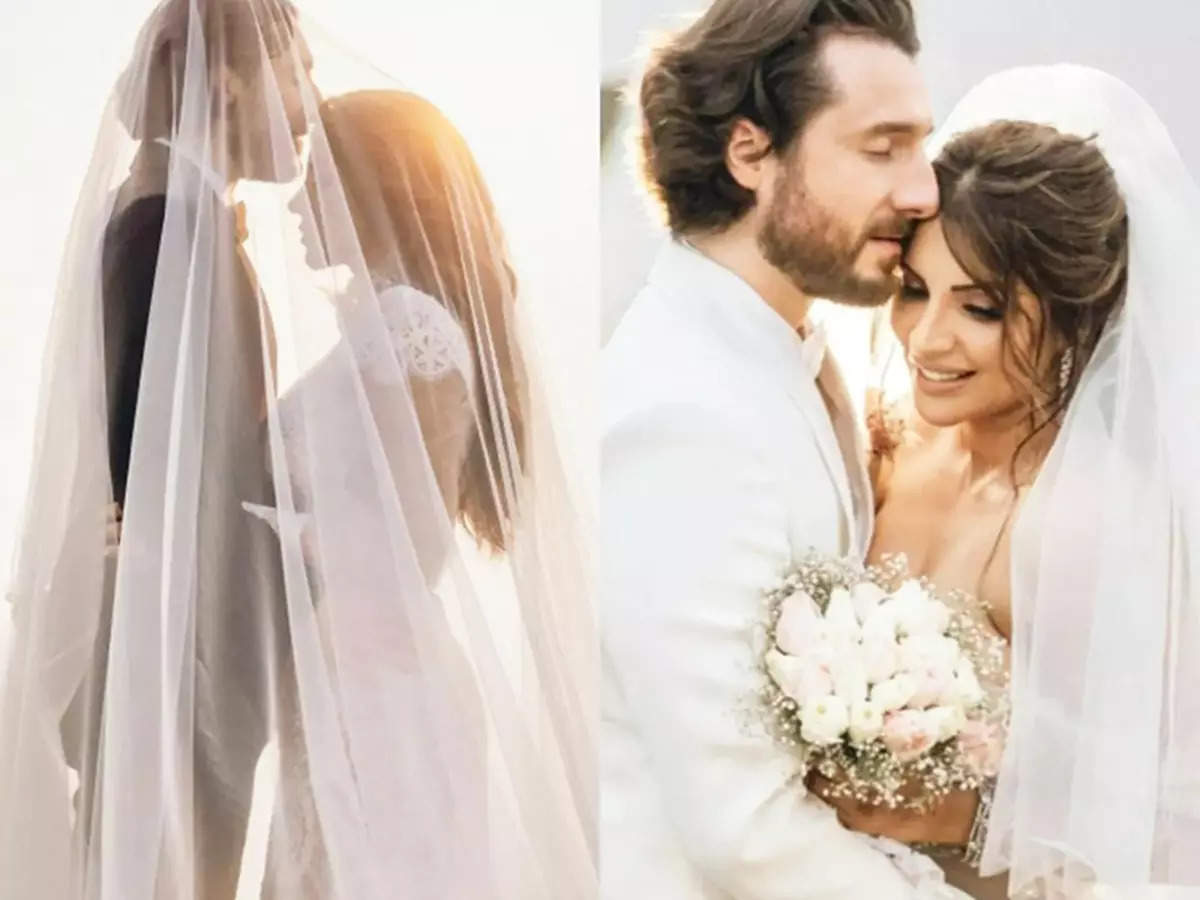 Dreamy pictures from Shama Sikander and James Milliron’s white wedding in Goa