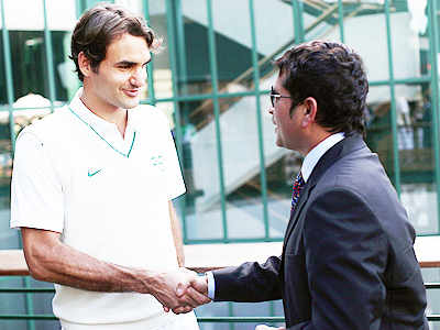Sachin Tendulkar @ Wimbledon 2011