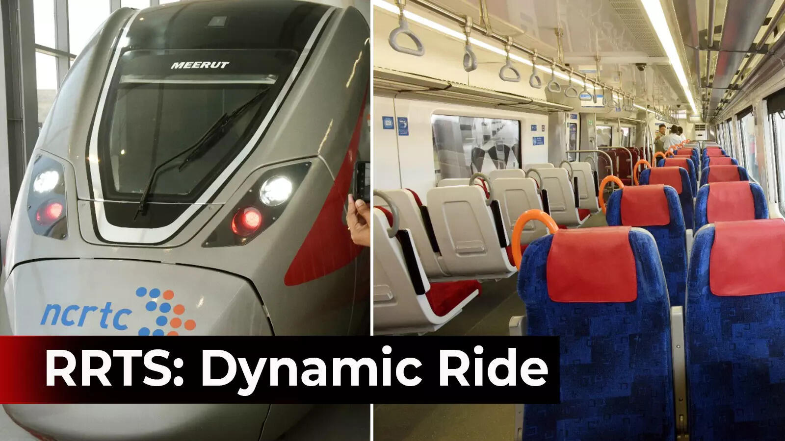 NCRTC unveils RRTS coaches for Delhi-Meerut corridor