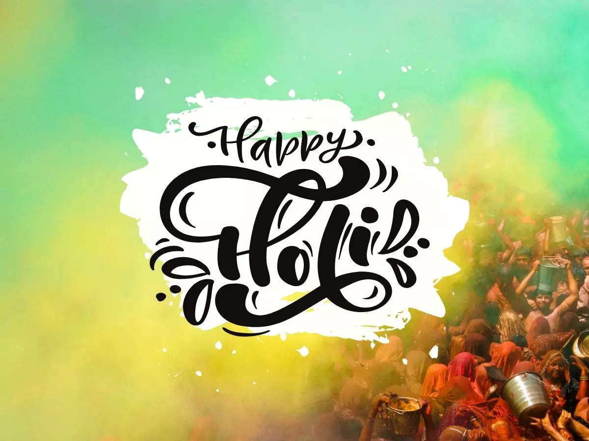 Holi's Instagram post is full of happy colors