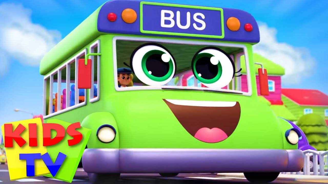 English Nursery Rhymes Kids Songs: Kids Video Song in English 'The Wheels  On The Bus'
