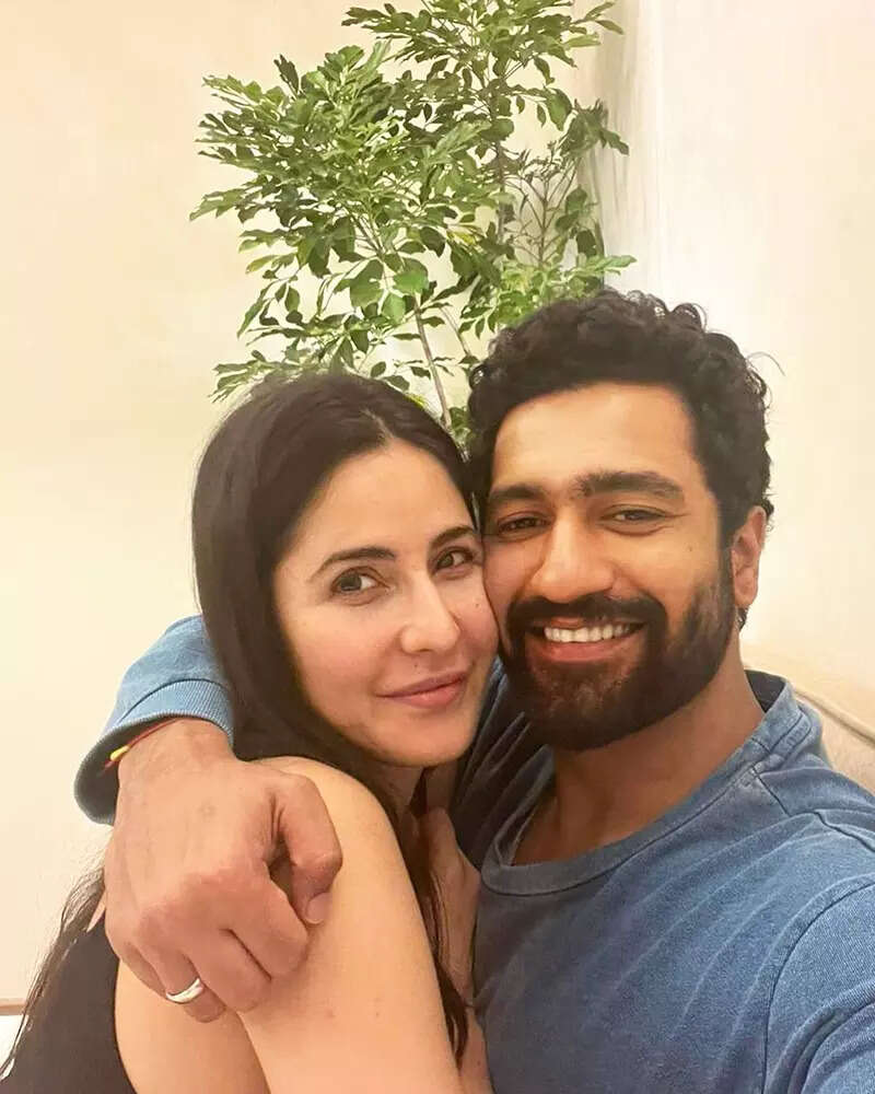 Unmissable pictures from Katrina Kaif and Vicky Kaushal&rsquo;s first Holi celebration
