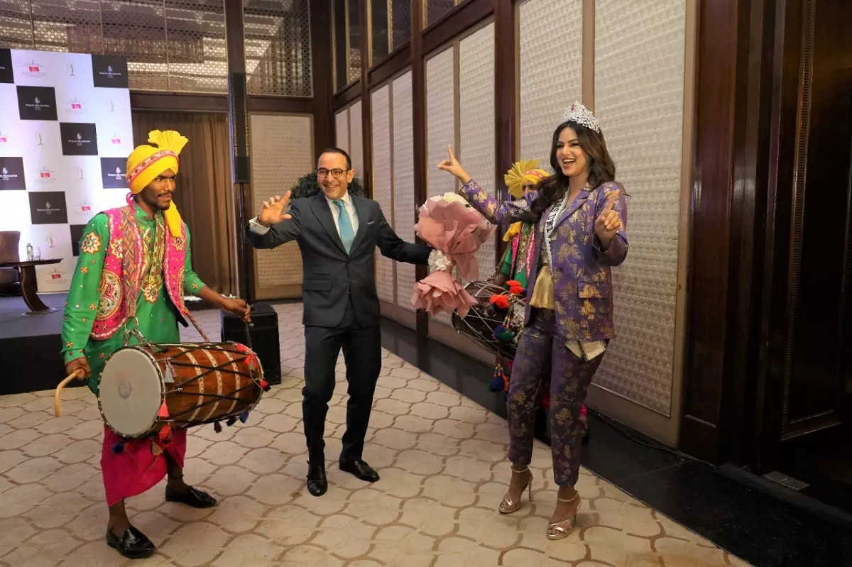 Harnaaz Kaur Sandhu's grand welcome hosted at Four Seasons Hotel Mumbai