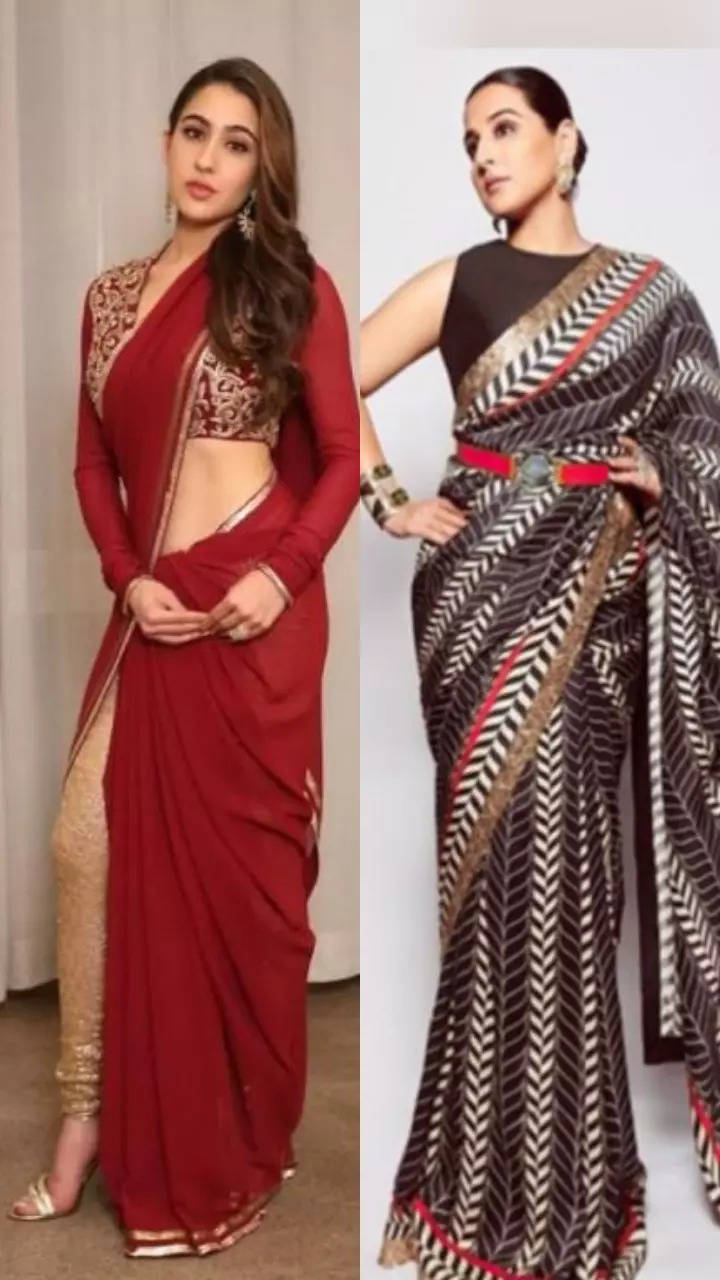 Pant sari to belted drape: Best sari draping styles ever