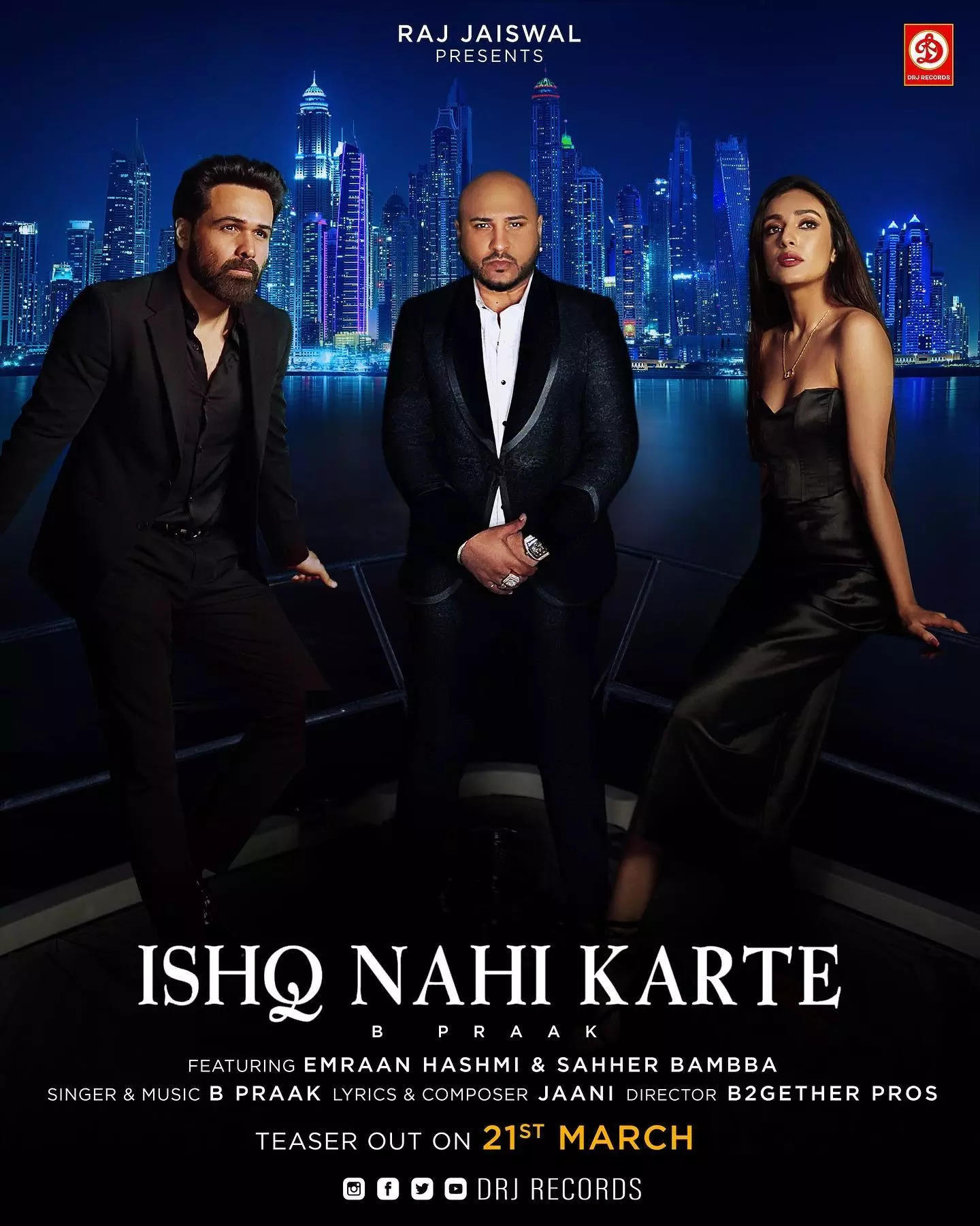 Emraan Hashmi's New Song Poster 'Ishq Nahi Karte' Is Out | Hindi Movie ...