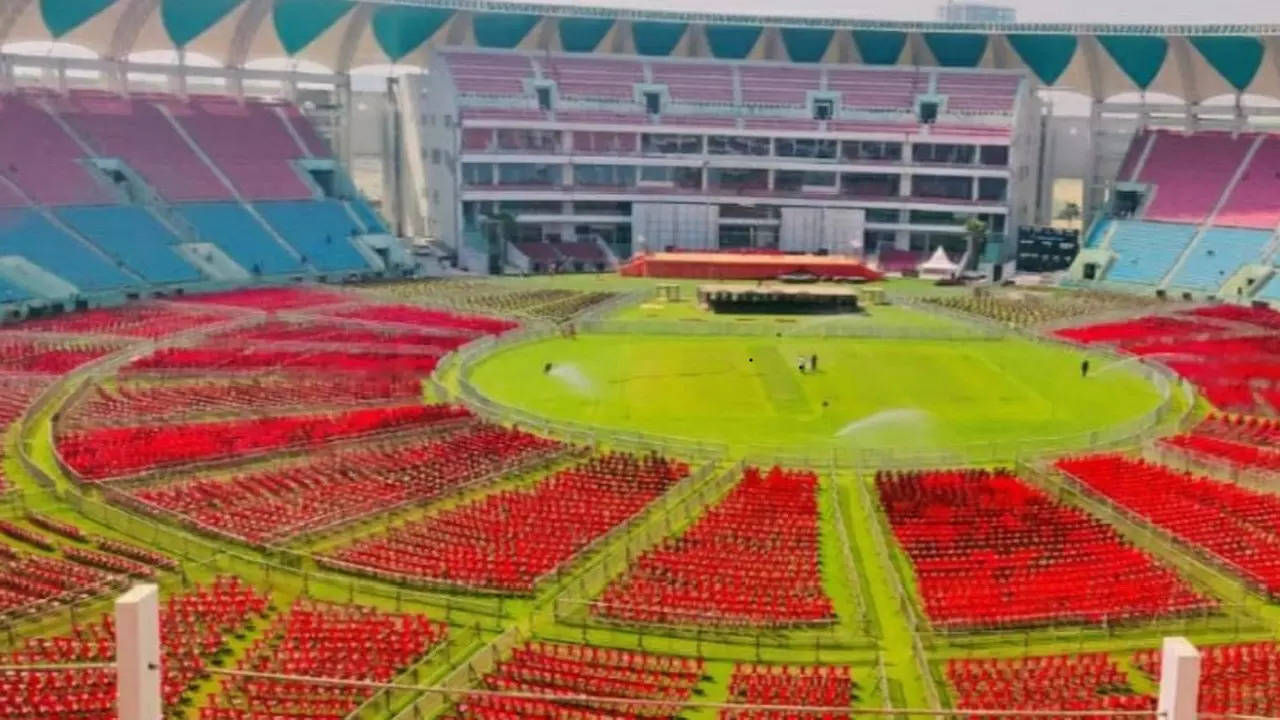 Special helipads for PM & dignitaries, seating arrangement for over 50K — preparations on in full swing for Yogi swearing-in