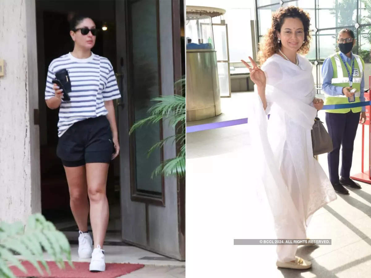 #ETimesSnapped: From Kareena Kapoor to Kangana Ranaut, paparazzi pictures of your favourite celebs