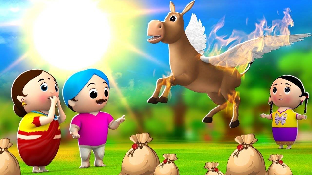 Popular Kids Songs and Hindi Nursery Story 'Stealing the Sun - Foolish  Donkey' for Kids - Check out Children's Nursery Rhymes, Baby Songs, Fairy  Tales In Hindi | Entertainment - Times of India Videos