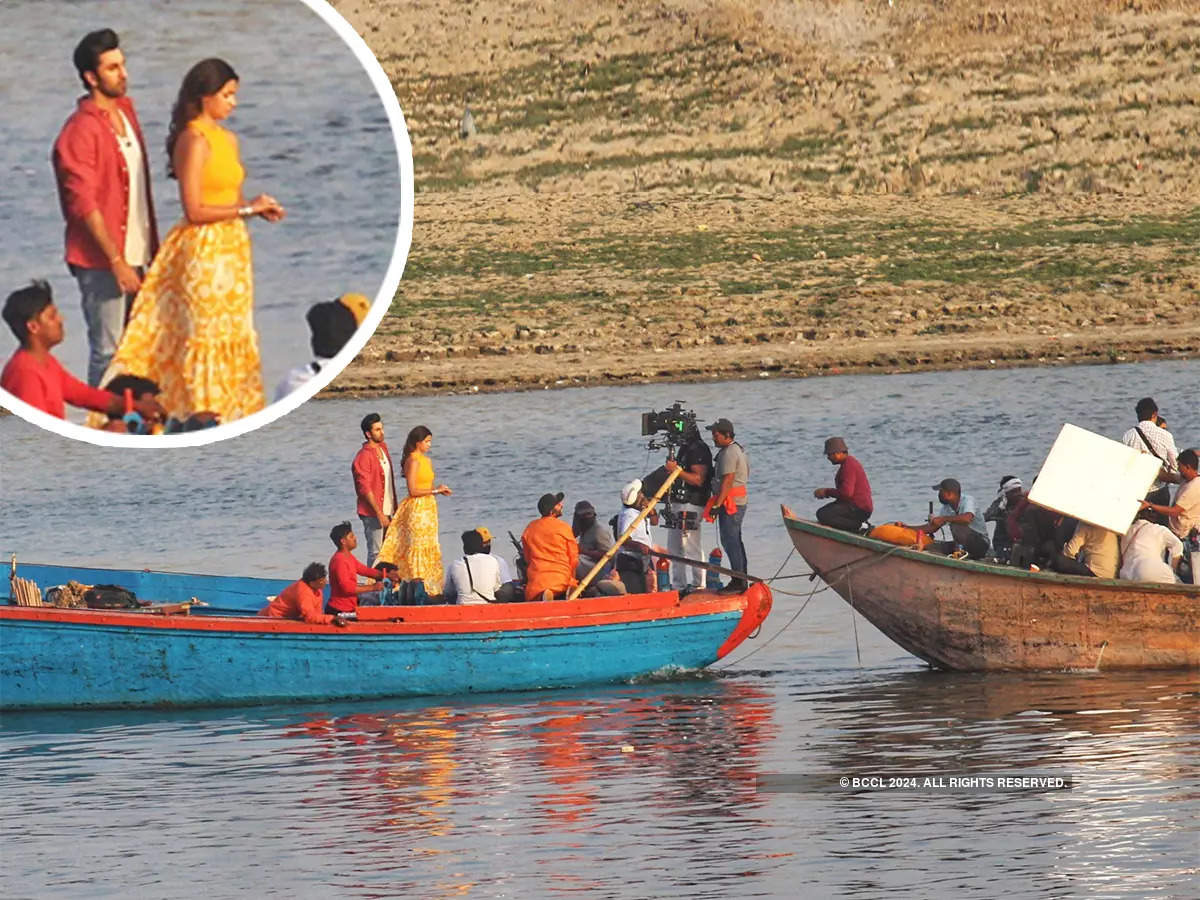 Ranbir Kapoor and Alia Bhatt shooting for parts of the film and a song in Varana