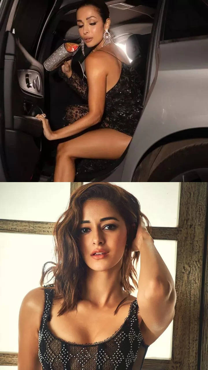 Malaika Arora, Ananya Panday and Sara Ali Khan: Sheer party dress  inspiration from B-Town divas | Times of India