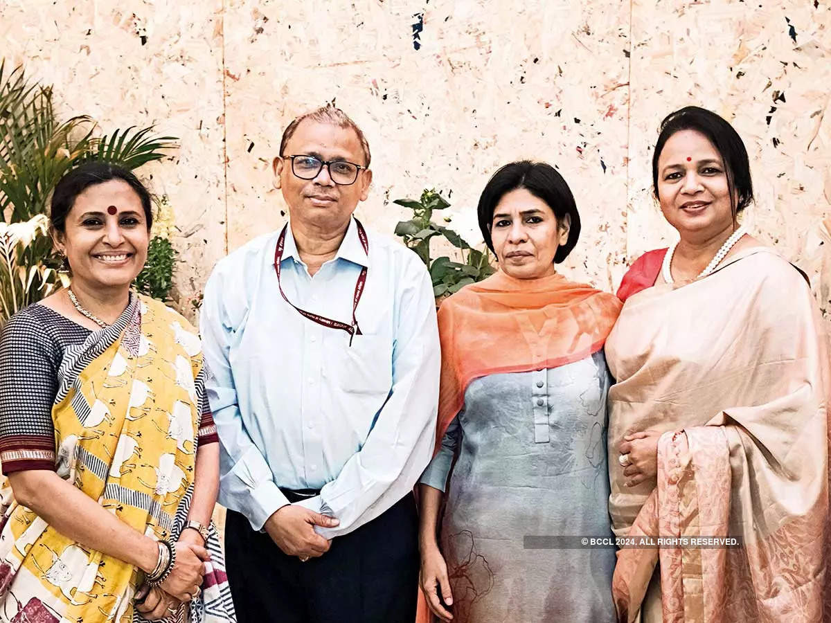 (L-R) Ashima Gupta, Financial Advisor, KVIC, BB Swain, MSME Secretary, Preeta Verma, CEO, KVIC, and Sangeeta Saxena