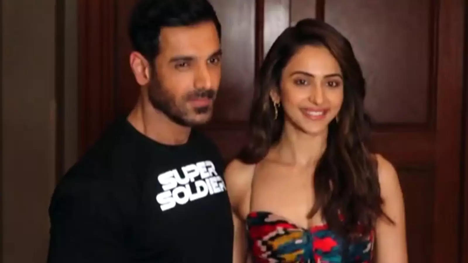 John Abraham and Rakul Preet Singh step out to promote 'Attack ...