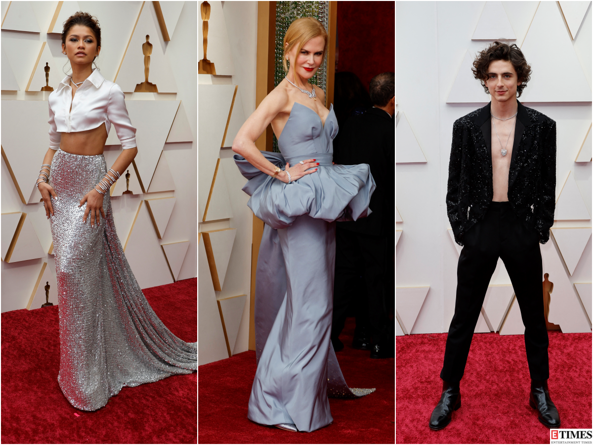 Oscars 2022 best-dressed: Shirtless Timothée Chalamet, shiny Zendaya