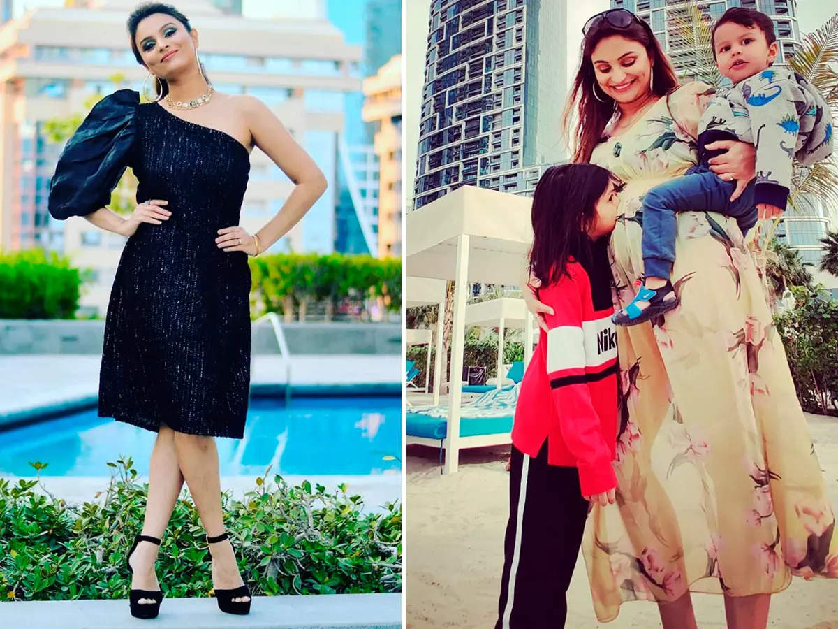 Bigg Boss 8 fame Dimpy Ganguly all set to welcome third baby, shares an adorable picture with her two kids