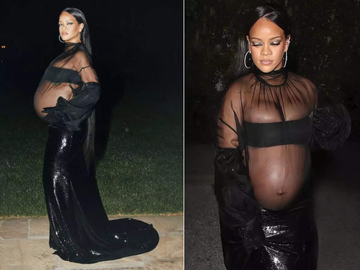 Rihanna Wore the Perfect Exposed Belly Bump Winter Outfit