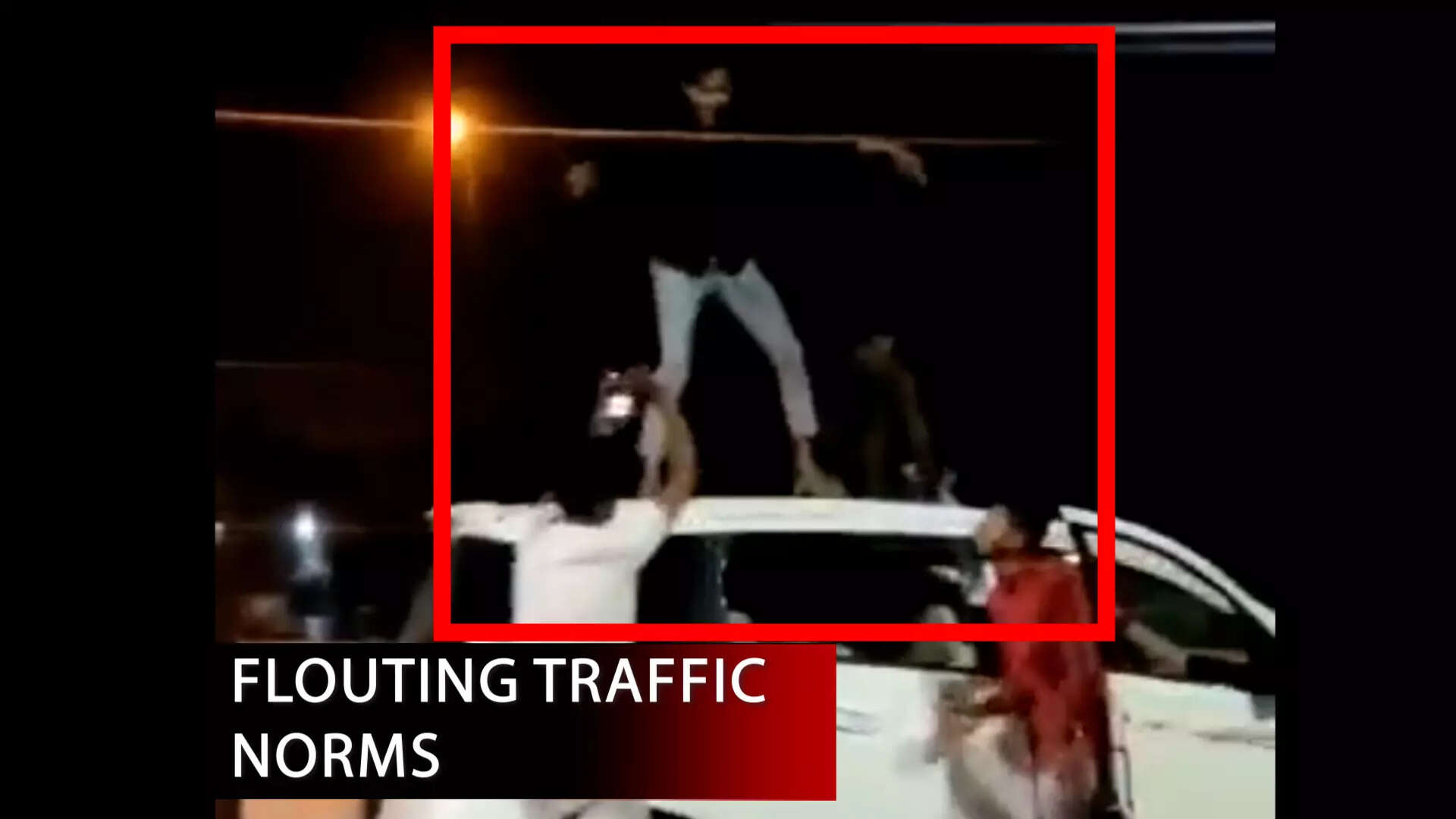 Video of men dancing atop car in UP's Ghaziabad goes viral; police ...