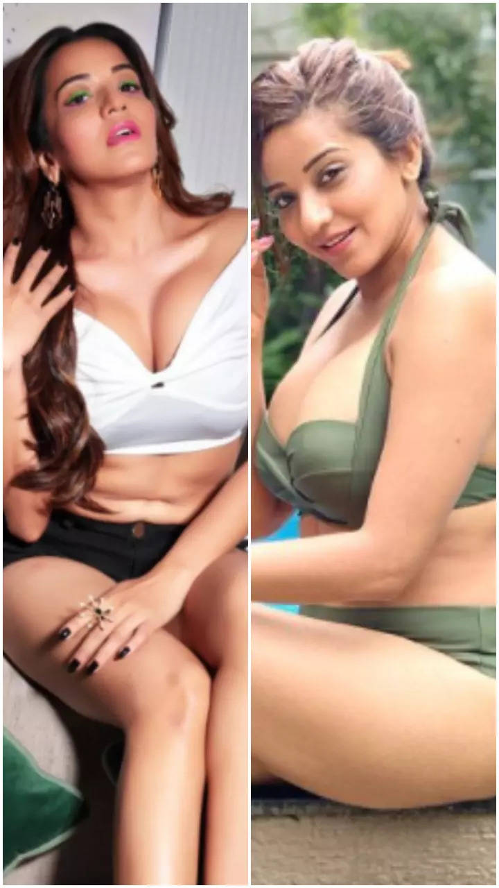Monalisa shows her curves in THESE pics | Times of India