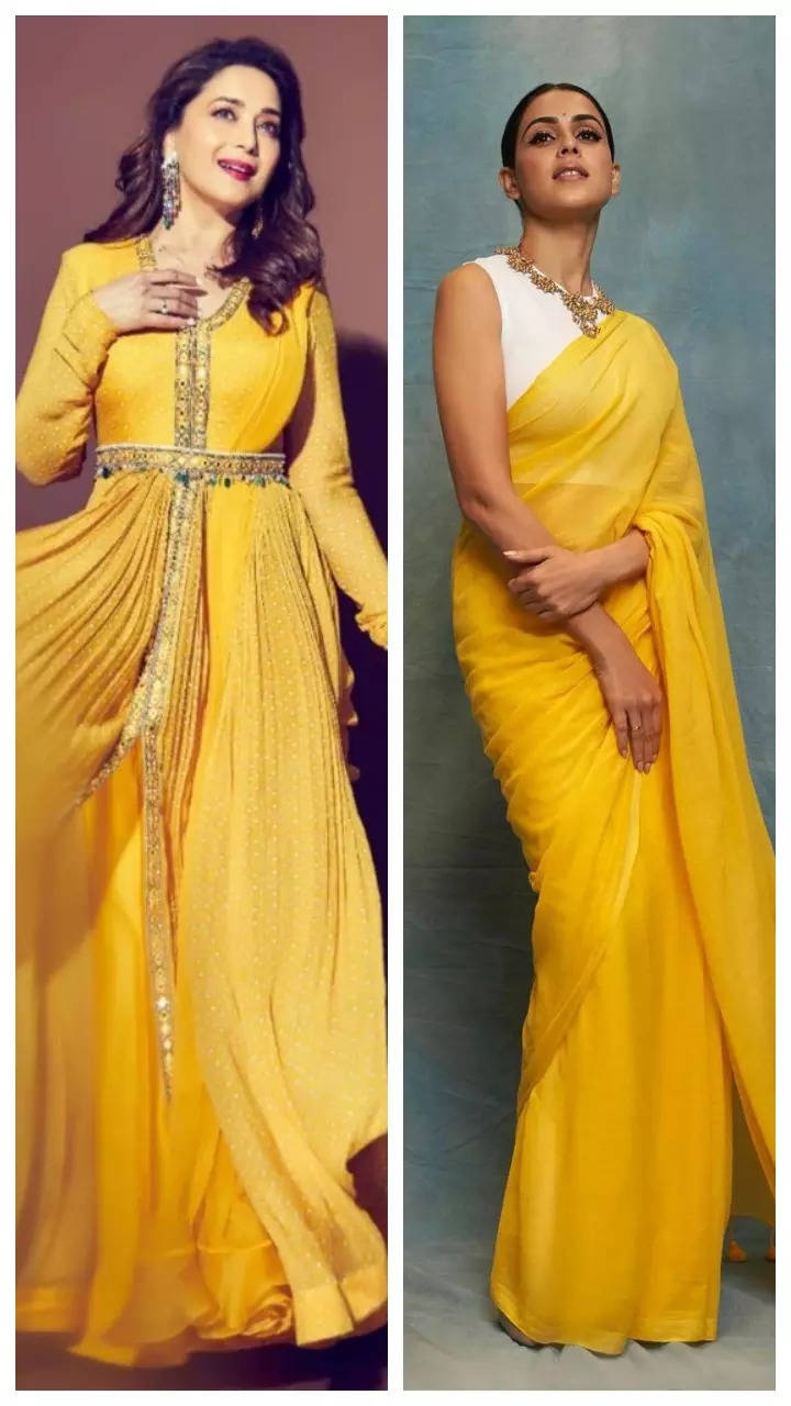 Actresses who stunned in a yellow saree